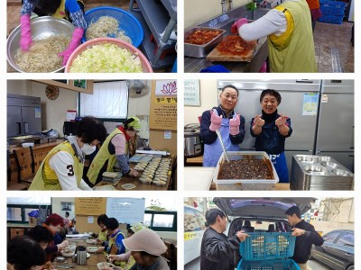광주지부 점심 공양 나눔에 자장면나눔